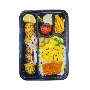 چلو جوجه جنگلی سبزیجات