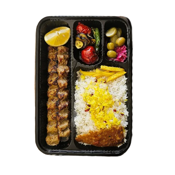 چلو کباب کوبیده