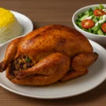 مرحله به مرحله طرز تهیه مرغ شکم پر در قابلمه روی گاز